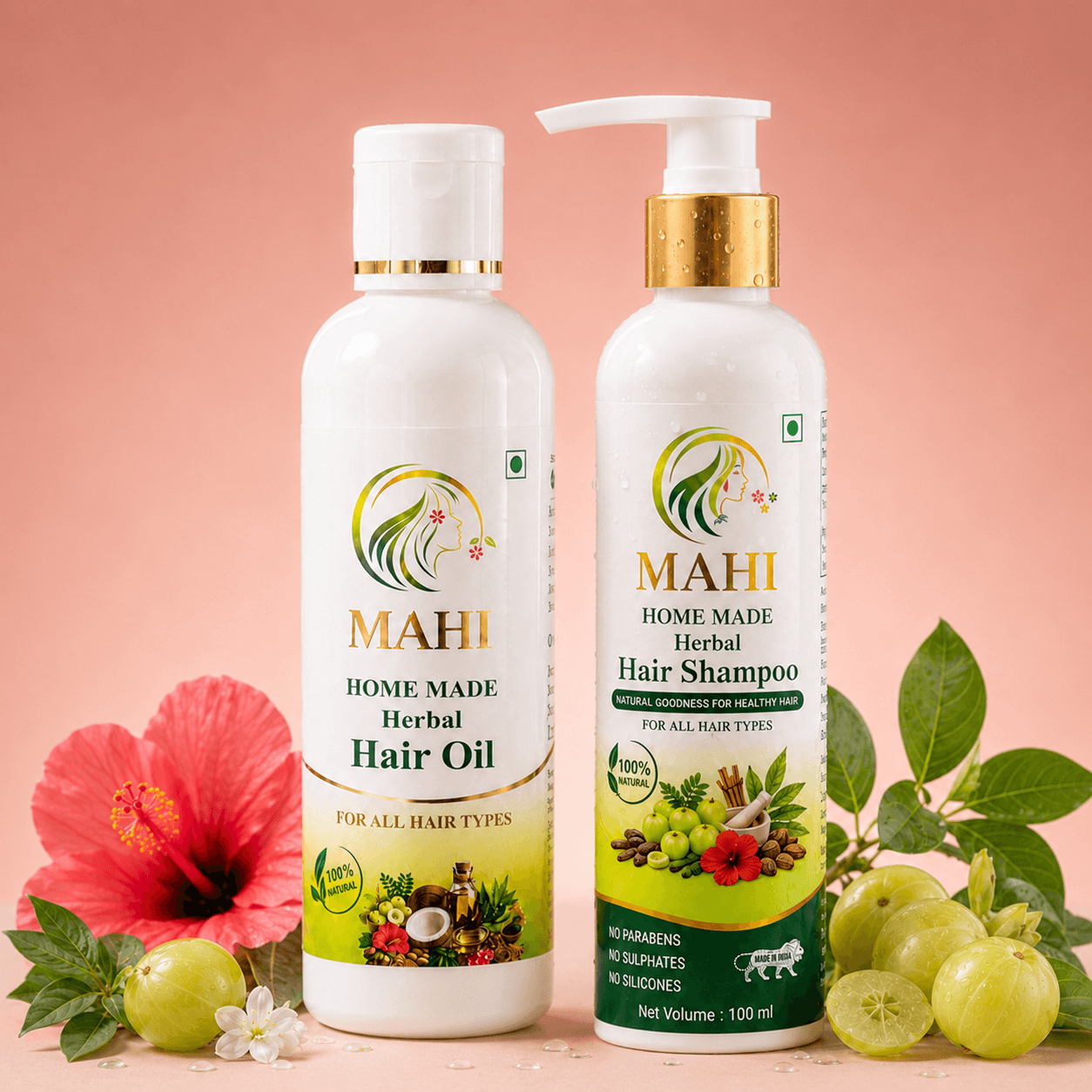 Hair Oil + Shampoo Combo