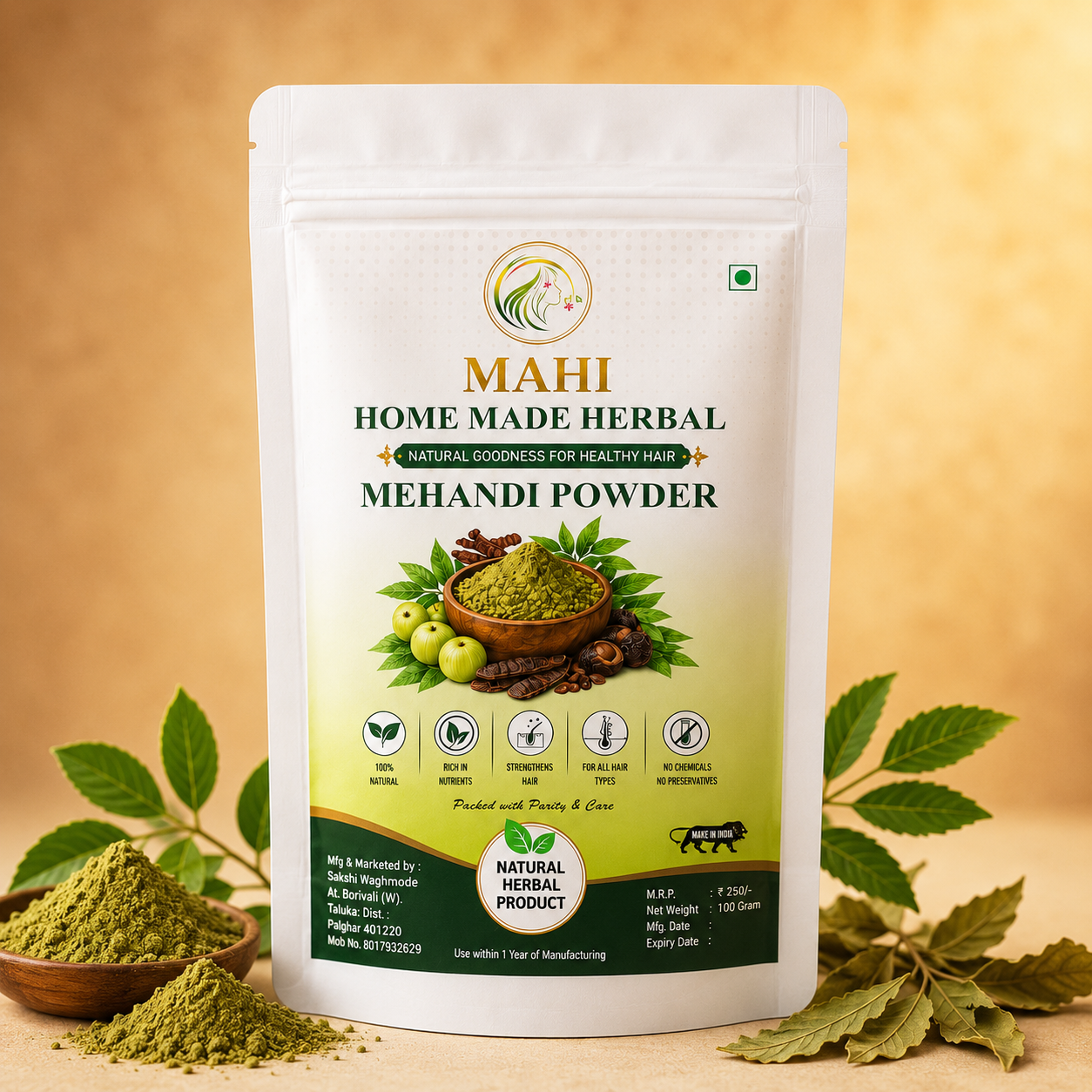 How to Use the Mehandi Powder